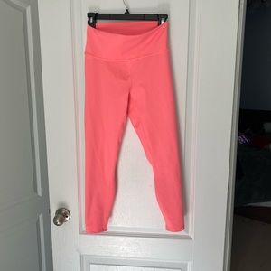 Fabletics PowerHold Leggings in Bright Pink